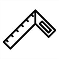 A unique ruler icon on a white background vector