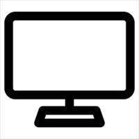 unique Computer monitor icon vector