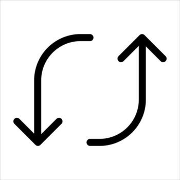 A unique black and white image of an arrow pointing to the left vector