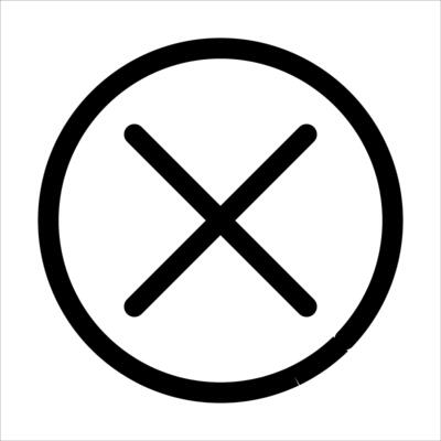 A new unique black and white image of a cross in a circle
