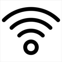 A unique wifi symbol in white background vector