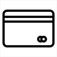 a new unique Credit card icon in white background vector