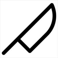 A unique knife icon on a white background vector