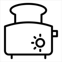 new Toaster icon vector