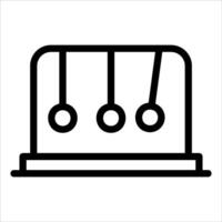 A new unique black and white icon of a clock in white background vector