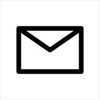 An unique email icon on a white background vector