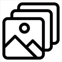 A new unique black and white image of a mountain and a sun vector