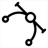 A unique black and white icon of a wheel vector