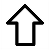 unique Up arrow icon vector