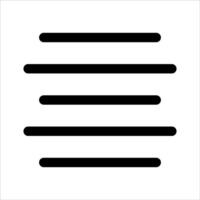 A new unique black and white icon of a line vector