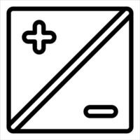 A new black and white image of a calculator vector