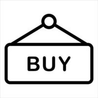 unique Buy icon vector