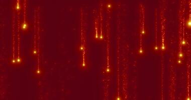Abstract falling curtains. Streams of sinking sparkling colored particles. Abstract animation. 1 video