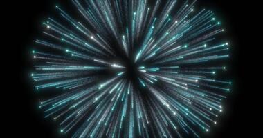 A single explosion of fireworks. Festive fireworks. Abstract animation. 2 video