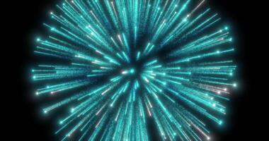 A single explosion of fireworks. Festive fireworks. Abstract animation.5 video