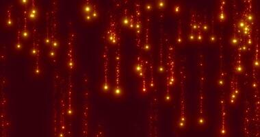 Abstract falling curtains. Streams of sinking sparkling colored particles. Abstract animation. 2 video