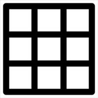 A new unique square with four squares in it in white background vector