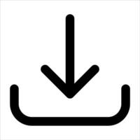unique Download icon illustration vector
