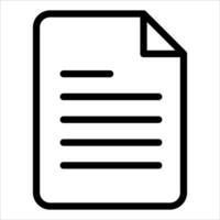 A new document icon on a white background vector