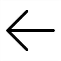 A new unique black arrow pointing to the right in white background vector