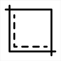 Square unique icon vector