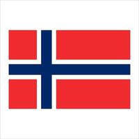 unique Norway flag vector
