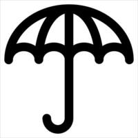 An unique umbrella icon on a white background vector