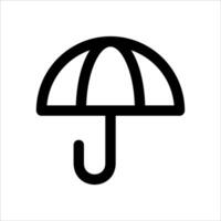 unique An umbrella icon on a white background vector