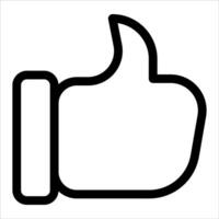 a new unique Like icon vector