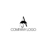umbrella Company logo design vector