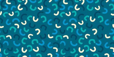 eamless pattern with modern abstract elements in blue pink yellow green colors vector
