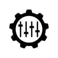 Customization icon on white background. vector