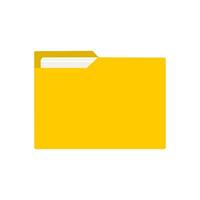 Document file flat design on white background. vector