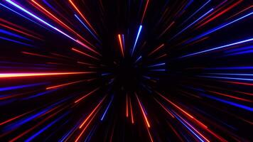 Futuristic Neon Light Trails Loop Animated Background video