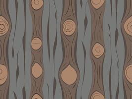 Seamless wood texture featuring vertical grain with visible knots suitable for backgrounds vector