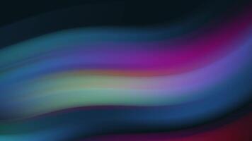 Colorful abstract waves create a mesmerizing visual display for relaxation and inspiration video