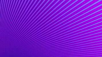 Vibrant purple background with dynamic lines creates striking visual effect video