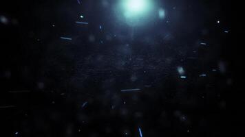 Exploring dynamic light patterns in a dark environment at night video