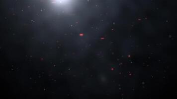A stunning display of cosmic particles against a dark background video