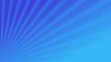 Bright blue background with dynamic rays creating an energetic atmosphere video