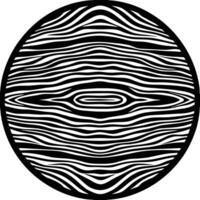Abstract black and white circular wood grain texture suitable for various design projects and backgrounds vector