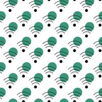 Minimalist Wireless Signal with green circle on it Seamless Pattern Technology Cards promo Backdrop. Isolated illustration Wi Fi coverage area Thematic or promo Cards Background, banner, label vector