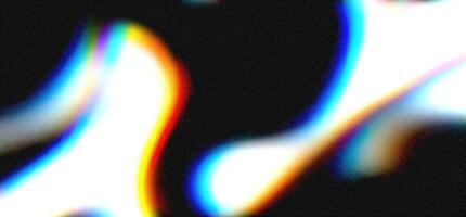 Vibrant colors blend with film grain and overexposure effects in a dynamic abstract background creation vector