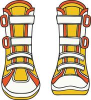 Supportive Ankle Braces for Sports and Recovery Available on EPS File vector