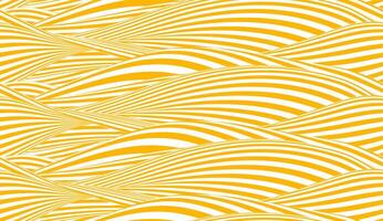 Seamless pasta pattern with ramen background and food noodle lines. Spaghetti abstract Italian wave with instant texture design. Wavy Japan restaurant graphic in yellow gourmet geometric art. vector