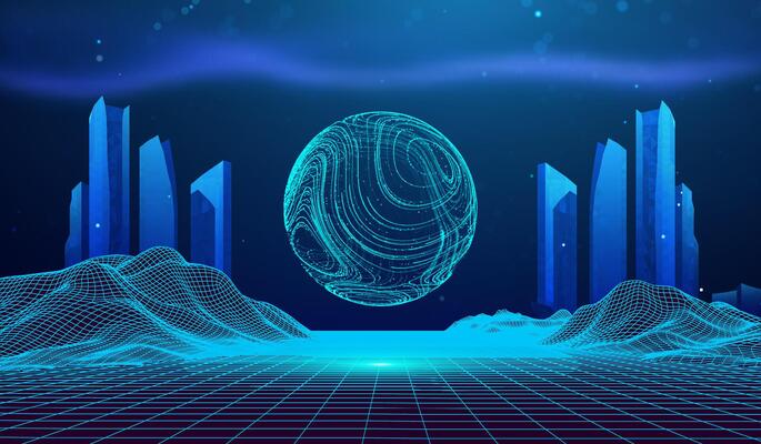 City building smart background technology future line abstract data business. Lights Skyline Network Concept Blue Office 3D Architecture. Industry Innovation Landscape Futuristic Neon Cyber.