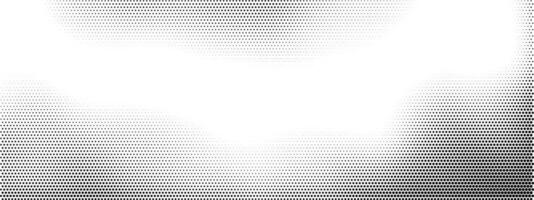 Hexagon fade honeycomb background pattern. Halftone hexagon gradient fade texture. Black abstract pixel honeycomb shape overlay effect. vector