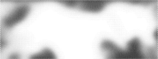 Hexagon Fade Background Halftone Pattern. Honeycomb Texture Gradient Background. Abstract Dot Geometric Modern Overlay vector