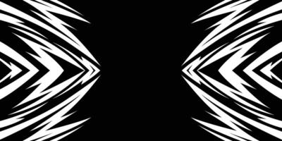Abstract black and white background with jagged lines pattern and with some copy space area vector