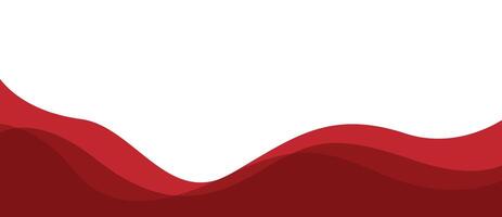 abstract red white background with geometric curves vector